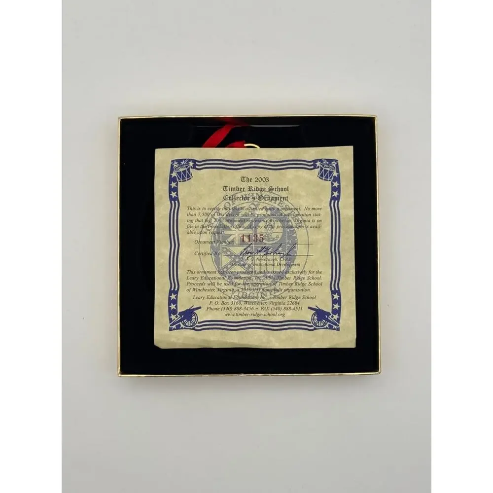 Mort Kunstler 2003 Soldier of Faith #1135 Civil War Christmas Ornament